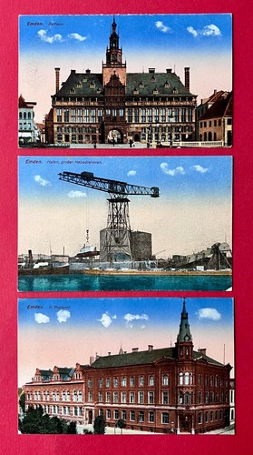 Emden um 1915 rathaus - 3,
