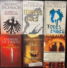 SAMMLUNG PAKET - 6 Hardcover - ANDREAS ESCHBACH - Teufelsgold, Nobelpreis u.a.