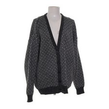 Nico, Strickjacke, Damen, Größe: L, Grau/Weiß/Mehrfarbig, Acryl/Nylon #xtn