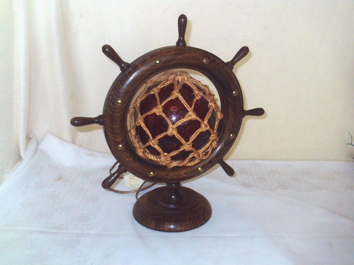 Schiffs steuerrad lampe - steuerrad,