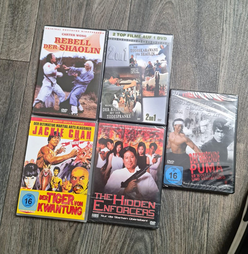Dvd konvolut kung action - 5, kung-fu