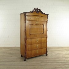 17454 Sekretär Biedermeier 1840 Kirschbaum Furnier Antik