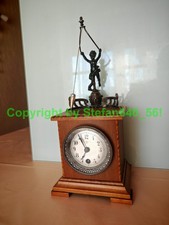 Figurenuhr Pendeluhr Tischuhr Kaminuhr Mysterieuse Uhr Pendule antike alte Uhr