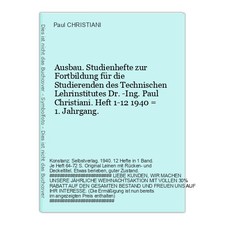 Ausbau. Studienhefte zur