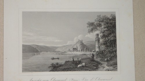 Original stahlstich ansicht - stahlstich,