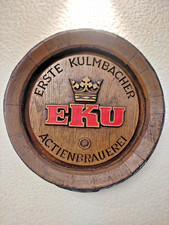EKU, Fassboden, Erste Kulmbacher, Wandteller, Werbung
