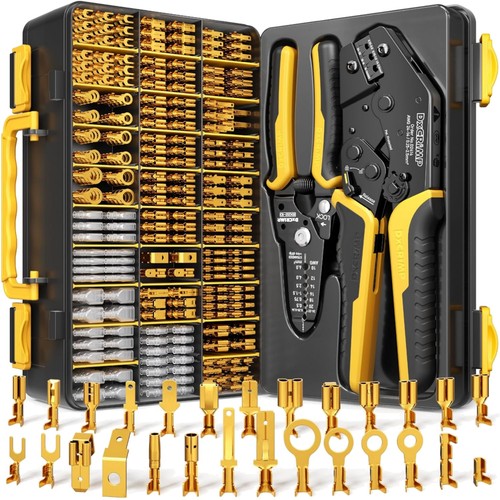 Crimpzange flachstecker set - crimpzange,