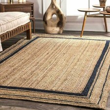 Teppich Jute Rechteck Beige