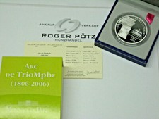 1,50 Euro Silber Frankreich polierte Platte - proof - wahlweise ab 2002 - 2008