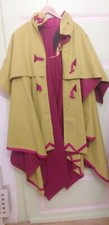 Magierkostüm, Druide, Karneval, Theater, Mittelalter ,  Cape, Gr. M bis XL