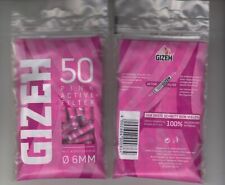 2 Beutel (je 50 Stck) GIZEH Pink Active Filter 6 mm