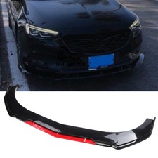 Für Opel Insignia B Astra j Glänz Schwarz Vorne Stoßstange Front Spoiler Tuning