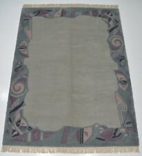 C4123 Modern Hochwertige Wollteppich Tibet Nepal Teppich Wolle ca 246 x 171 cm