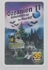 ⭐ Netto Sammelkarte Ozeanien 11 | Geheimnisse der Nacht | Karte auswählen