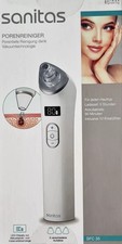 Sanitas Mitesserentferner Elektrisch Porenreiniger Black Head Vakuum Sauger NEU