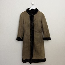 Vintage Ledermantel Damen