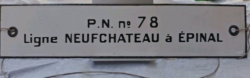 Original emailleschild - original,
