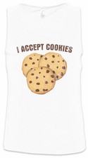 I Accept Cookies Herren Tank Top Fun Binary Code Binär World Informatiker
