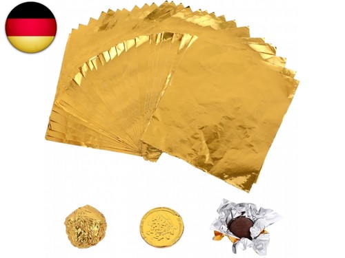100 stück gold alufolie x - alufolie,, 8