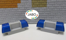 ( D11/9 ) LEGO Duplo 2x Blaulicht Polizei Feuerwehr Krankenwagen ohne Funktion