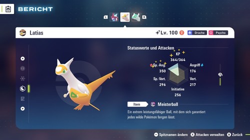 Shiny latias level - 💠,