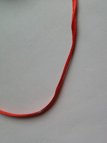 Satinband rot 3 mm - ca., m