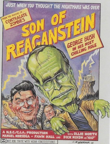 Präsident george bush - präsident,