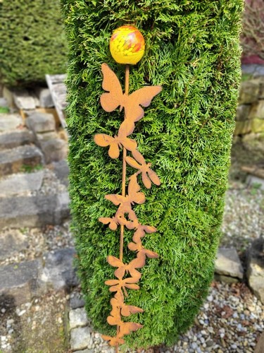 Edelrost gartenstecker - edelrost,