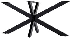 #Lage426 Tischbeine Hardwick 150x78x71 cm schwarz Tischkufen Tischgestell Beine