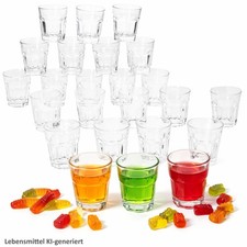 24x Queen Schnapsgläser 2cl