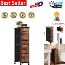 Schmale Kommode mit 4