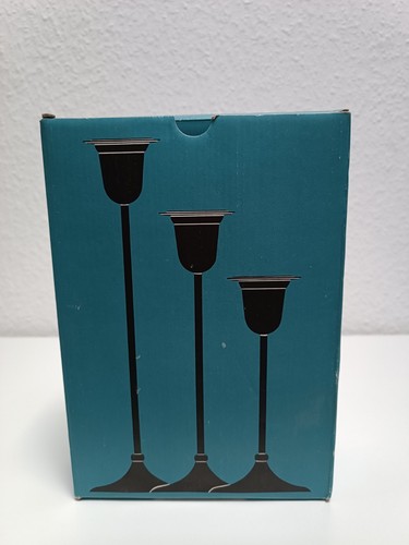3er set kerzenständer - set,