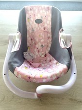 Zapf Creation Baby Born Autopuppenschale Autopuppensitz Rosa Grau #ANN