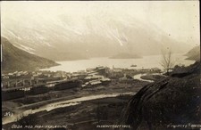 Ak Odda Norwegen, Blick auf Fabrik - 4399690