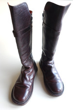 TRIPPEN Germany - Damen Lederstiefel CLOSED CRUSADER f Espresso EU38 UK5 US7