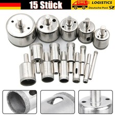 15 tlg Diamantbohrer Bohrkrone