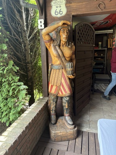 Indianerfigur aus holz - indianerfigur,