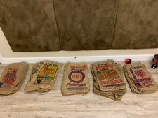 Lot Of 5 Vintage Potato Sacks