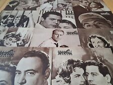 Progress Film-Programm - Konvolut 11 Faltblätter Filmprogramme von 1957 Z1-2