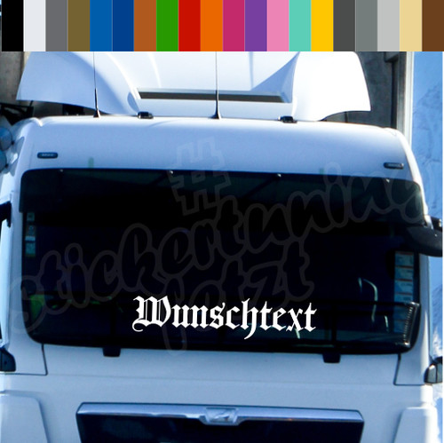 Lkw aufkleber wunschtext - lkw-aufkleber,
