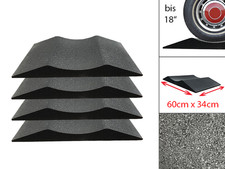4x Reifenschuhe Reifenschutz bis  18" Standplatten Schutz aus Gummigranulat