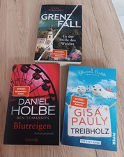 Blutreigen,Treibholz & Grenzfall/3 SPIEGEL-BESTSELLER-Autoren /gebraucht s.Text