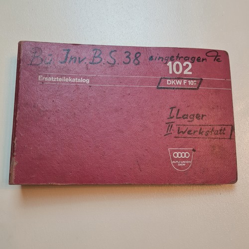Dkw ersatzteilekatalog f102 - dkw,