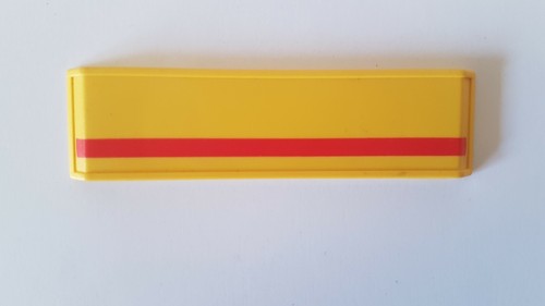 Playmobil system schild - x-system, gelb