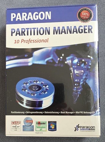 Paragon partition manager - partition,