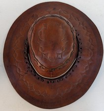 Leder hut western - leder,