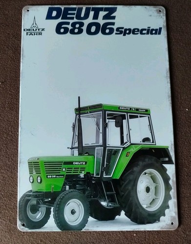 Blechschild deutz 6806 spezial - blechschild,