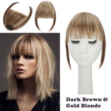 Wie Echthaar Pony Luft Bangs