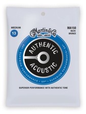 MARTIN GITARRENSAITEN für Akustikgitarre,Bronze 80/20 medium 013-056 MA150