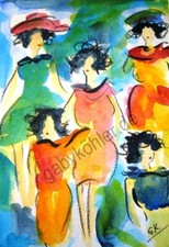 Lustiger kunstdruck din - din, a4